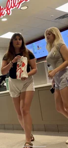 College Chick-Fl-A Short Shorts Huge Tits Blonde Sorority Girl More In Comments