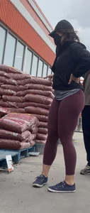 Sexy ball busting purple bubble butt