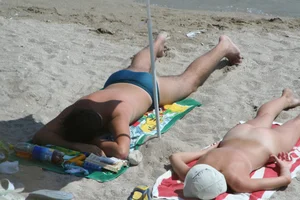 Continesti nude beach girls in Romania
