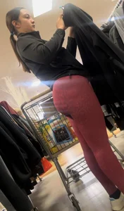 Latina wife with a nice ass in red spandex