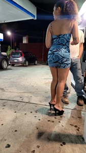 Lovely hooker in gas station