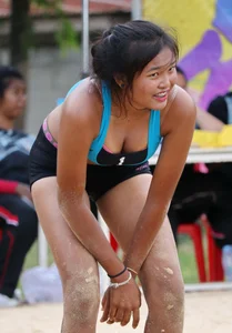 Thai candid volleyball girls