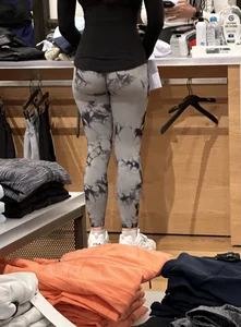 Firm booty in grey leggings at the store creepshots