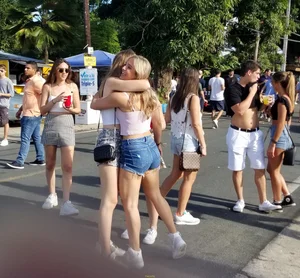 Hot teens have fun