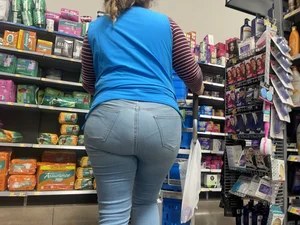 Public Beauties Series | Big BBW VPL on Latina Ass