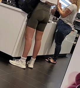 Tea in biker shorts +1