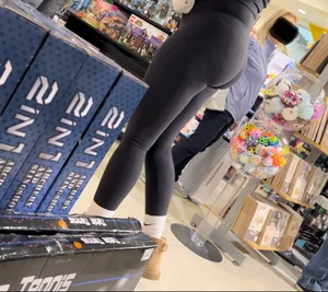 Brunette PAWG at the Toy   Store