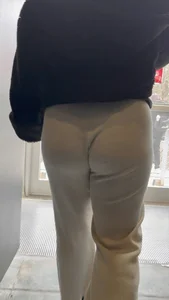 Jiggly Booty In Grey Sweats Walking Around