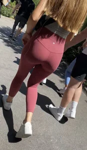 Must see! Nice Ass in red leggings   Not OC