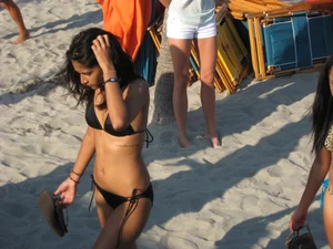 Mix of candid girls at the beach and in bikinis
