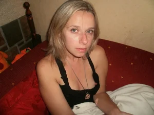 Cute blonde wife likes to tease by exposing her nipples