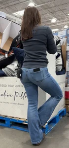 Slim Costco worker with a nice ass in jeans