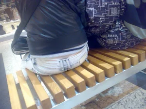 Huge collection of whale tails, ass cracks and panty peeks in public