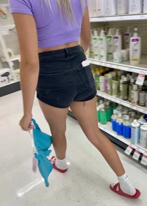 Blonde Bombshell Black Shorts