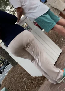 Pawg milf with huge ass and VPL