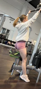 Very Hot Slim Thick Blonde GYM Bitch with sexy ASS