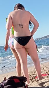Cutie Emo Teen in the beach