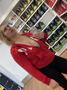 Big tit Blondie at gnc (oc)