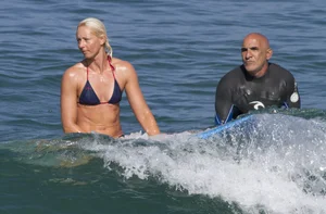 Candid surfer babes on the beach and in bikinis