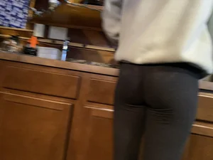 Tiny college girl blonde bar maid!!