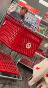 Almost busted by target security for this meaty mom showing cheeks