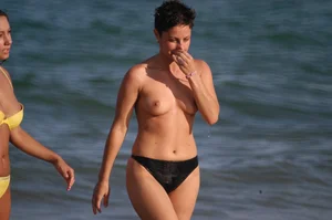 Sexy nude beach girls on Zlote Beach in Bulgaria