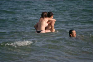 Sexy nude beach girls on Zlote Beach in Bulgaria
