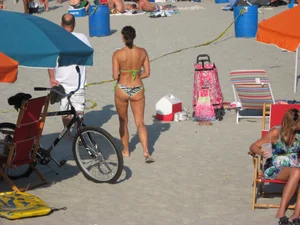 Mix of candid girls at the beach and in bikinis