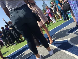 Fat ass in jeans :)