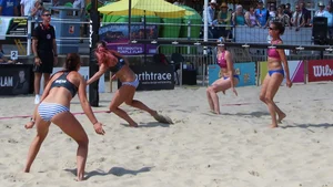 Weymouth beach volleyball girls  2019