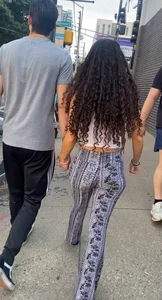 Flare pattern leggings