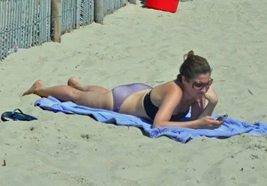 Candid beach girls