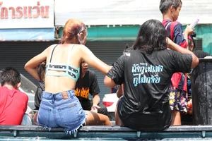 Water Festival girls in Thailand