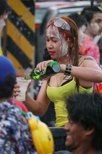 Water Festival girls in Thailand