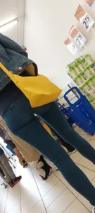 (OC) Milf in tights jeans at Walmart