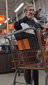 Milf (Gilf?) In skintight pants at Home Depot