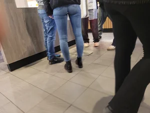 Jeans ass at McDonalds