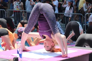 Candid yoga girls