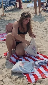 Cheeky ass captured in bikini bottoms (OC)