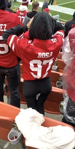 Tight & Plump ass at NFL game