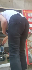 Armenian milf bending huge ass in black and blue jeans mega post
