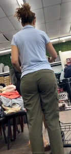 Latina MILF, nice ass, lace panties VPL, big tits = NUTBUSTER