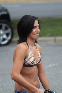 Various sexy girls at car washes in bikinis