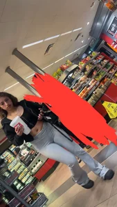 Nice ass Latina teeen in grey flares