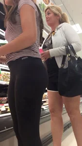 Hot Booty and Legs Supermarket Closeups