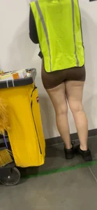 Hot little latina ass at work