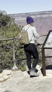 Yummy & Fit Norwegian Tourist In Shiny Leggings