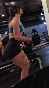 Juicy Babe at the Gym