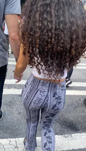 Flare pattern leggings