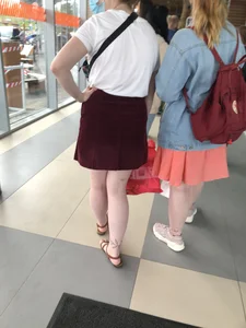 Pale Legs of a Chubby Girl in Sandals Mall Creepshots Gallery